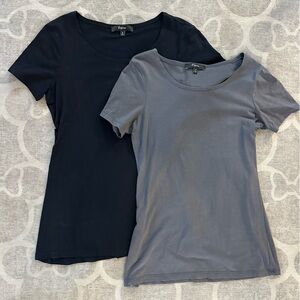 Express (2) Black / Gray Short Sleeve Tees